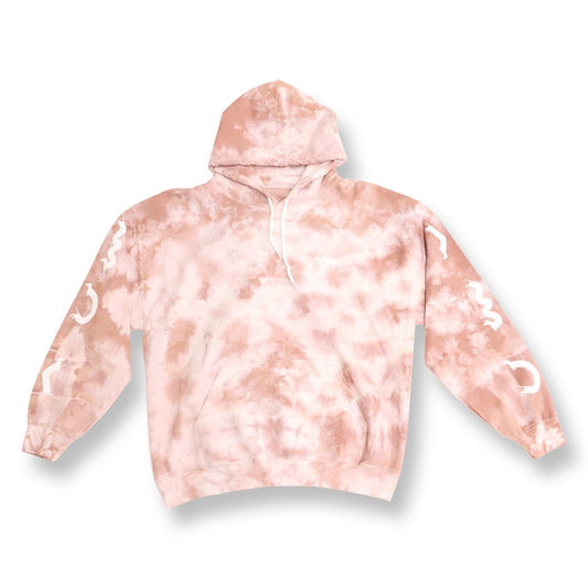 squiggly ween unisex hoodie | tie-dye