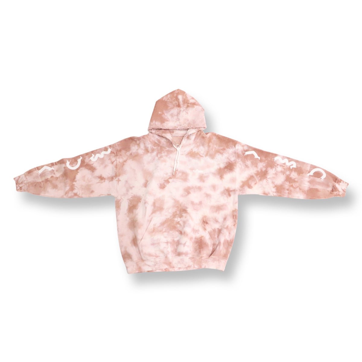 squiggly ween unisex hoodie | tie-dye