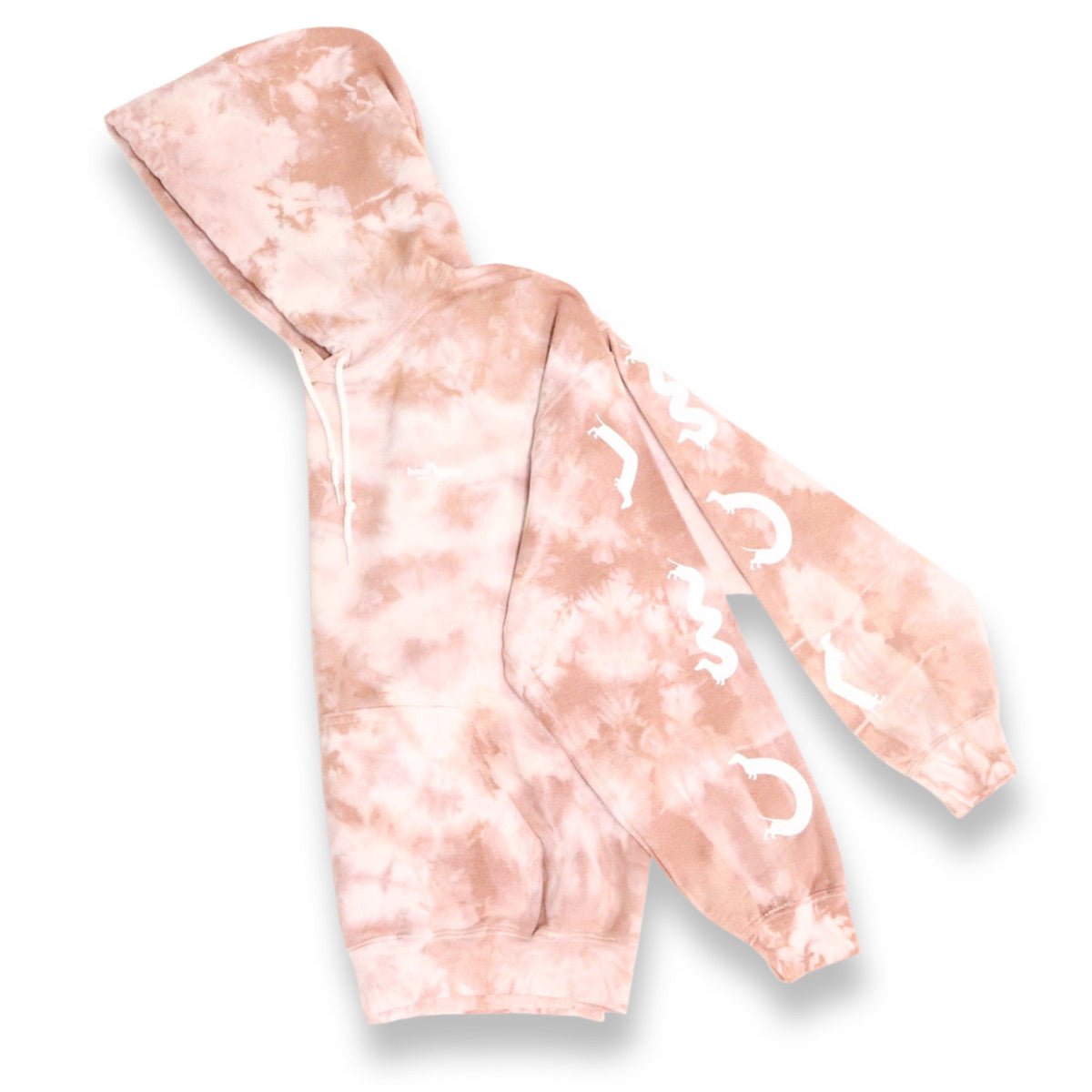 squiggly ween unisex hoodie | tie-dye