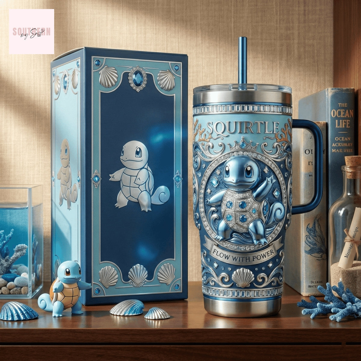Squirtle Flow With Power Tumbler