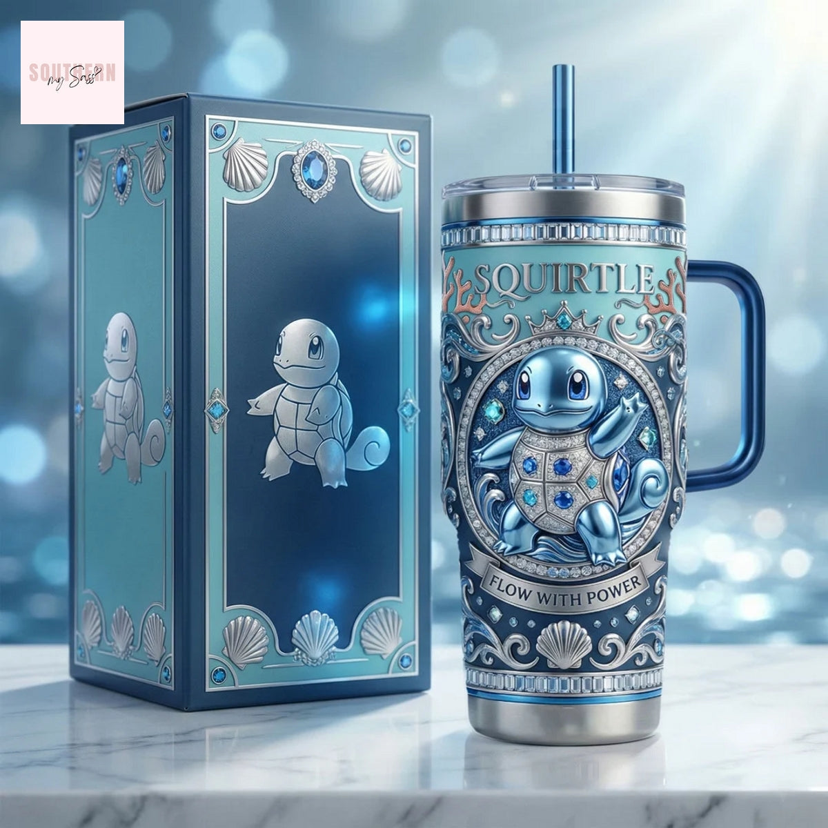 Squirtle Flow With Power Tumbler