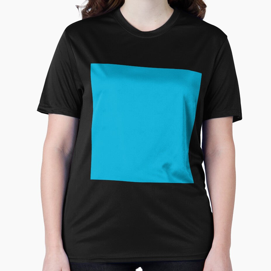 Plain Solid Color Cyan Blue 3 by mimihuang creations
