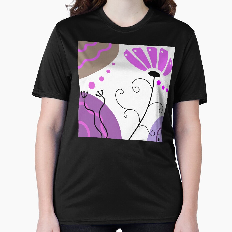 Purple Whimsical Boho Design by Sartoris Art