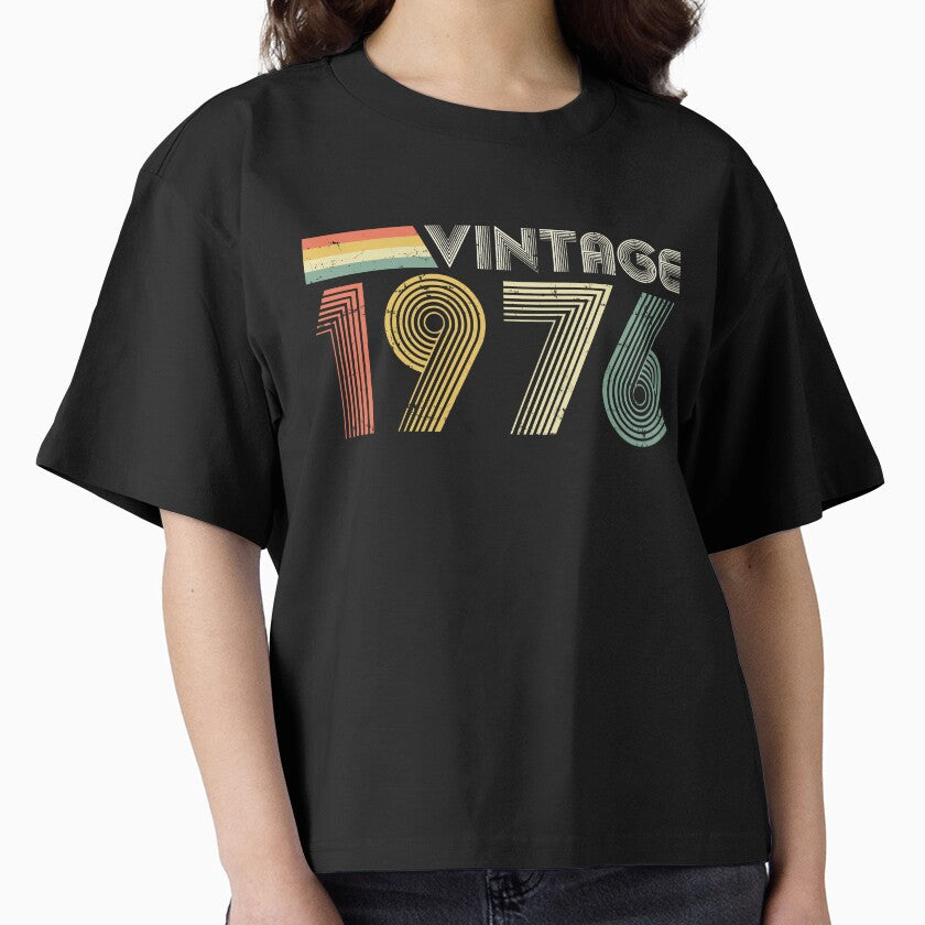 Vintage 1976, 50th Birthday Gift (Distressed Design) by RicardoTito