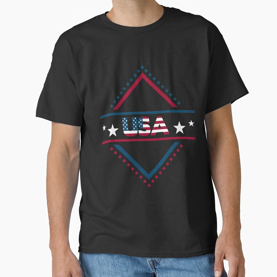 USA T-Shirt for Men and Women by AllStarMerch