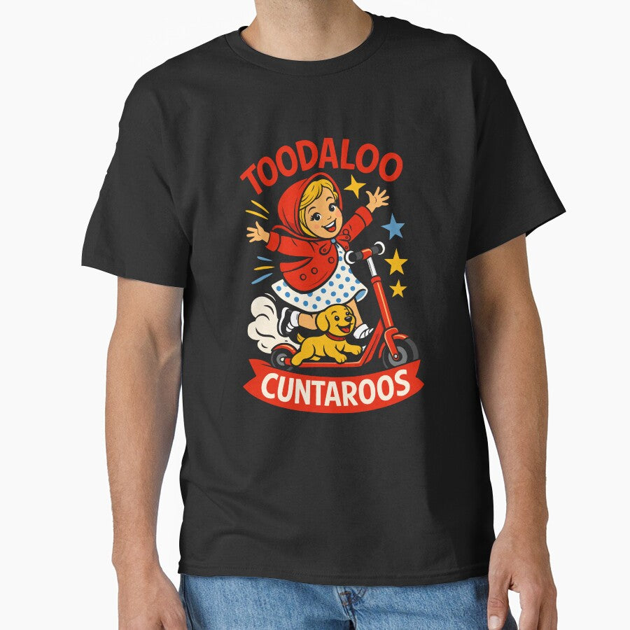 Toodaloo Cuntaroos Sarcastic Funny Retro Goodbye Humor by VibeWear2026
