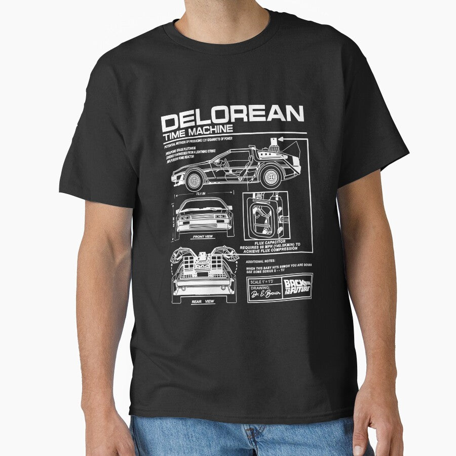 Vintage Classic Car DMC DeLorean Special Series by PrintCarClub