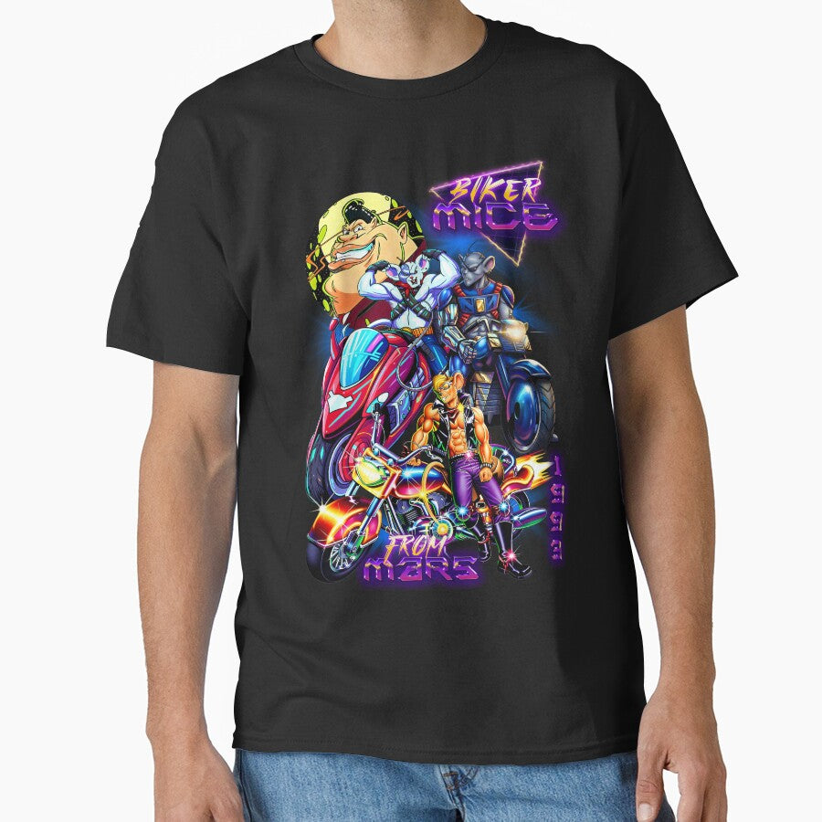 Biker Mice from Mars - Neon Retro Design by TheDarkVestiary