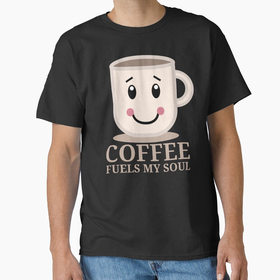 Coffee Fuels My Soul - Funny Coffee Cup Coffee Lover Mug Quote by Sunserize Designs