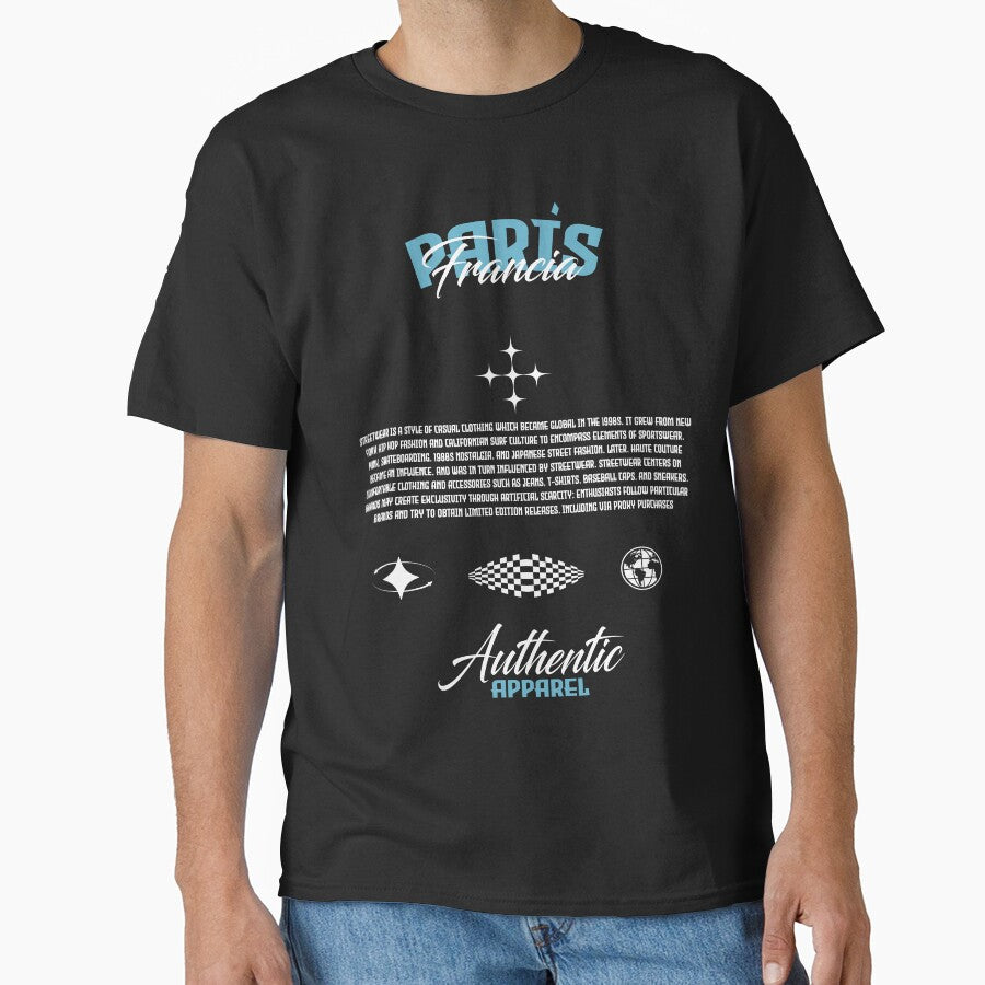 Paris France Streetwear by NF Designs Studio DTF