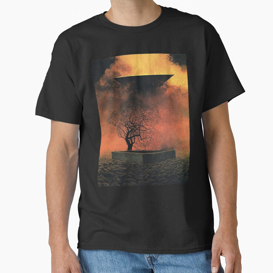 Untitled, by Zdzisław Beksiński by SHAUNBOUTIQUE