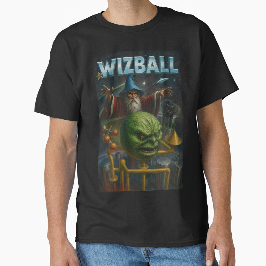 Wizball Retro Game Cover – Classic 80s Art by Retr0Tshirts