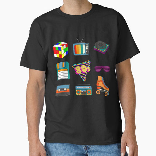 80's Retro Fashion Throwback Culture Disco Music Party Lover Short Sleeve by vnsqnpsytby24