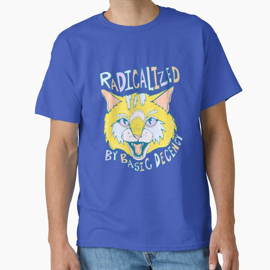 radicalized by Basic Decency- Proud Radical Left Cat - proud progressive liberal cat by crestfallenmermaid