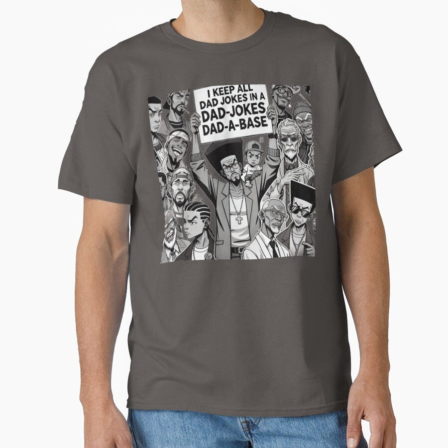 I Keep All My Dad Jokes in a Dad-a-Base - Funny Dad Joke Design by KriticalDesigns
