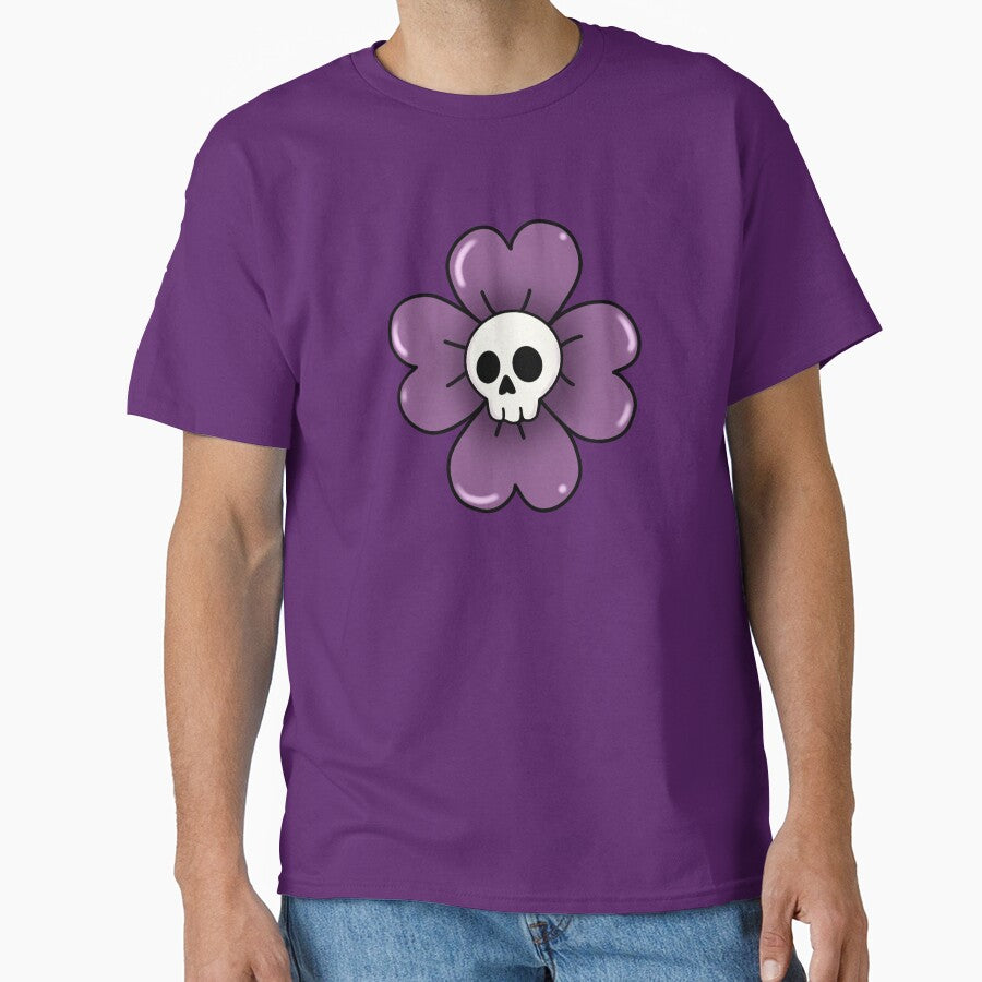 Skull in a flower by RavenAMarie