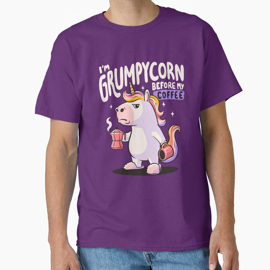 Grumpycorn - Cute Grumpy Unicorn Coffee Gift by koalateess