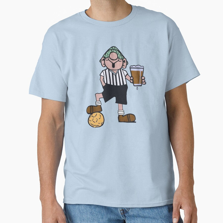 ANDY CAPP BLACK AND WHITE FOOTBALL SHIRT by Whatamidoing20