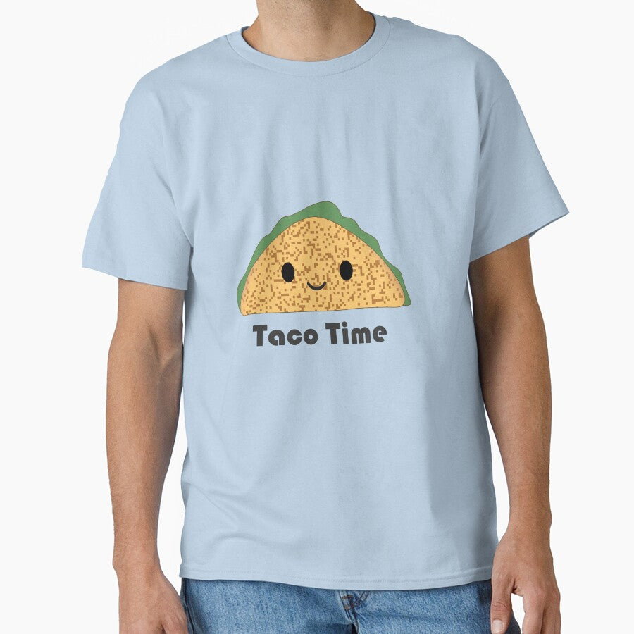Taco Time Cute Kawaii Cartoon Taco by Hedgie Designs