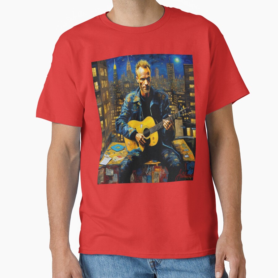 "Urban Poet: Sting's Nighttime Serenade in NYC" by Artisticanvas