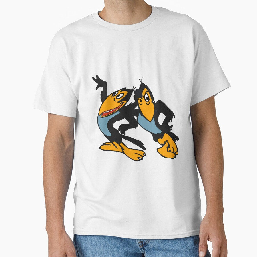 Heckle and Jeckle magpies classic shirt by peteys71