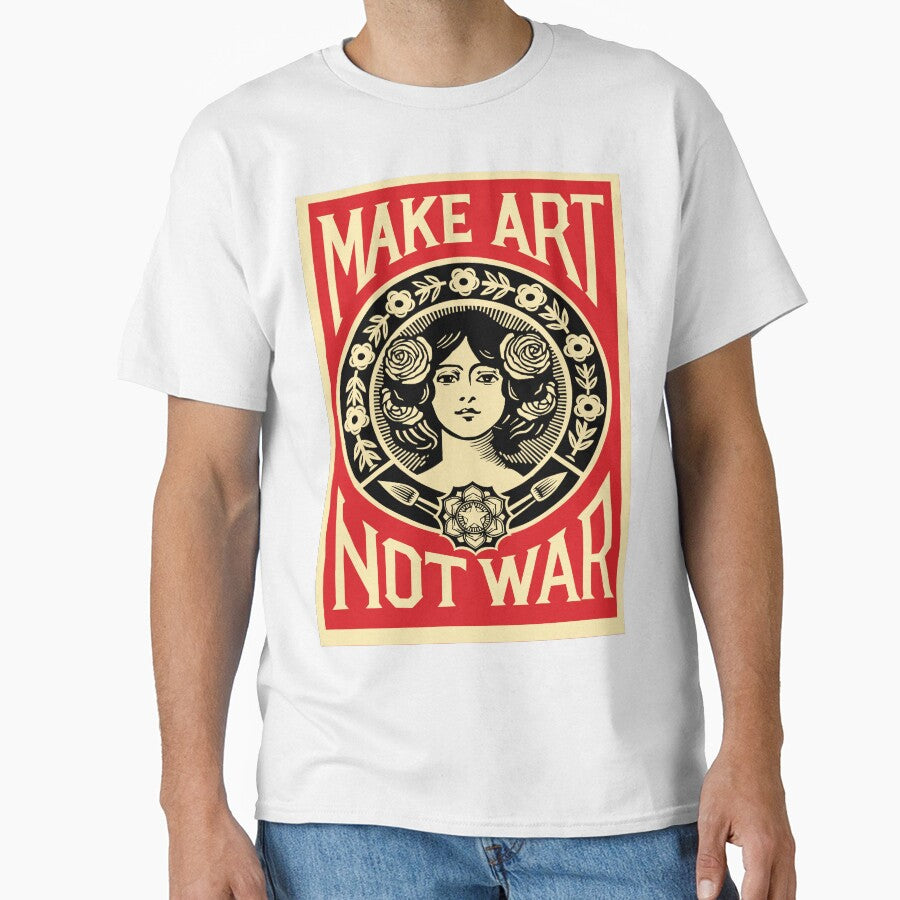 MAKE ART NOT WAR by Gwenjimann