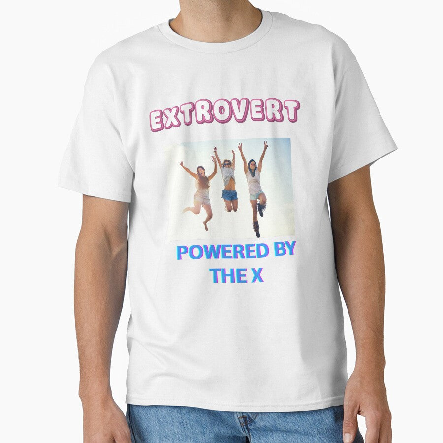 Extrovert powered by the x by FABTEES4U