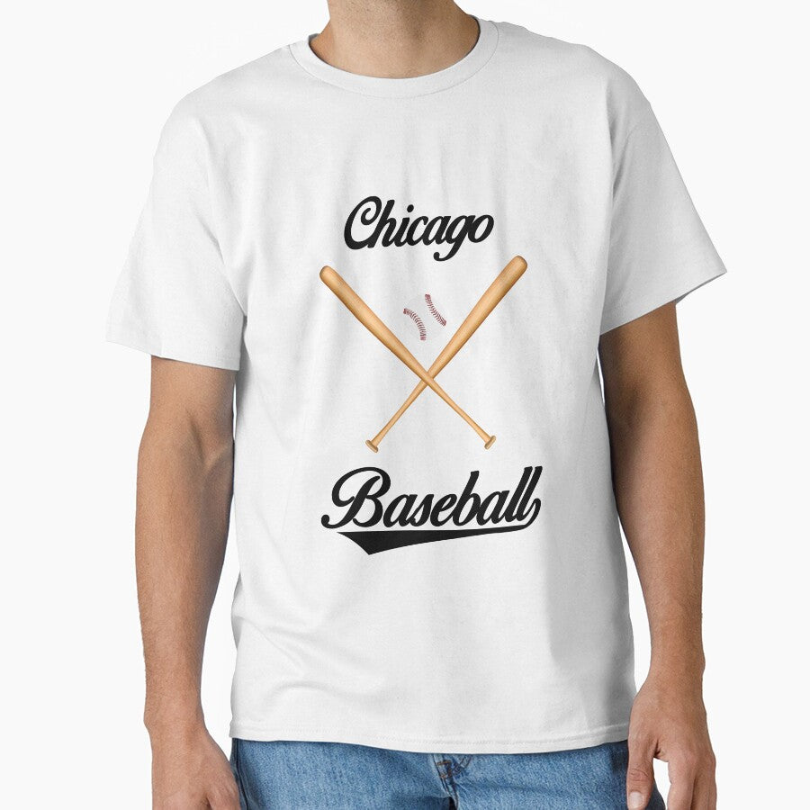 Chicago Baseball T-Shirt for Men and Women by AllStarMerch