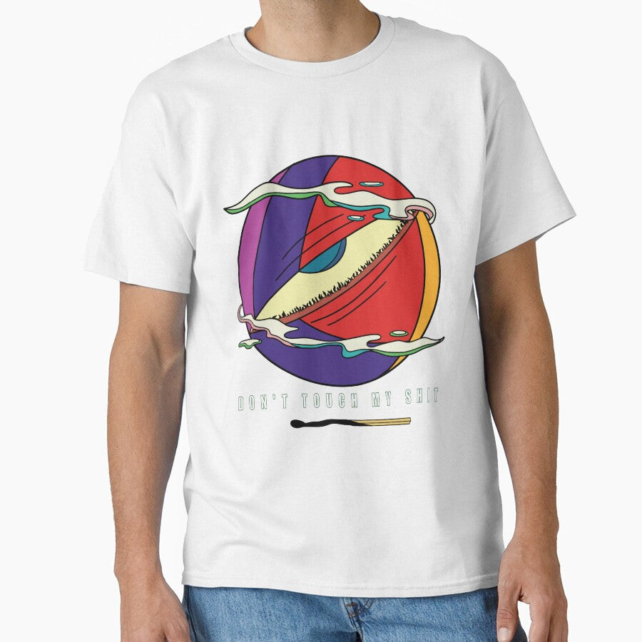 buy men's t-shirt Don’t touch my shit by MAD-DAM
