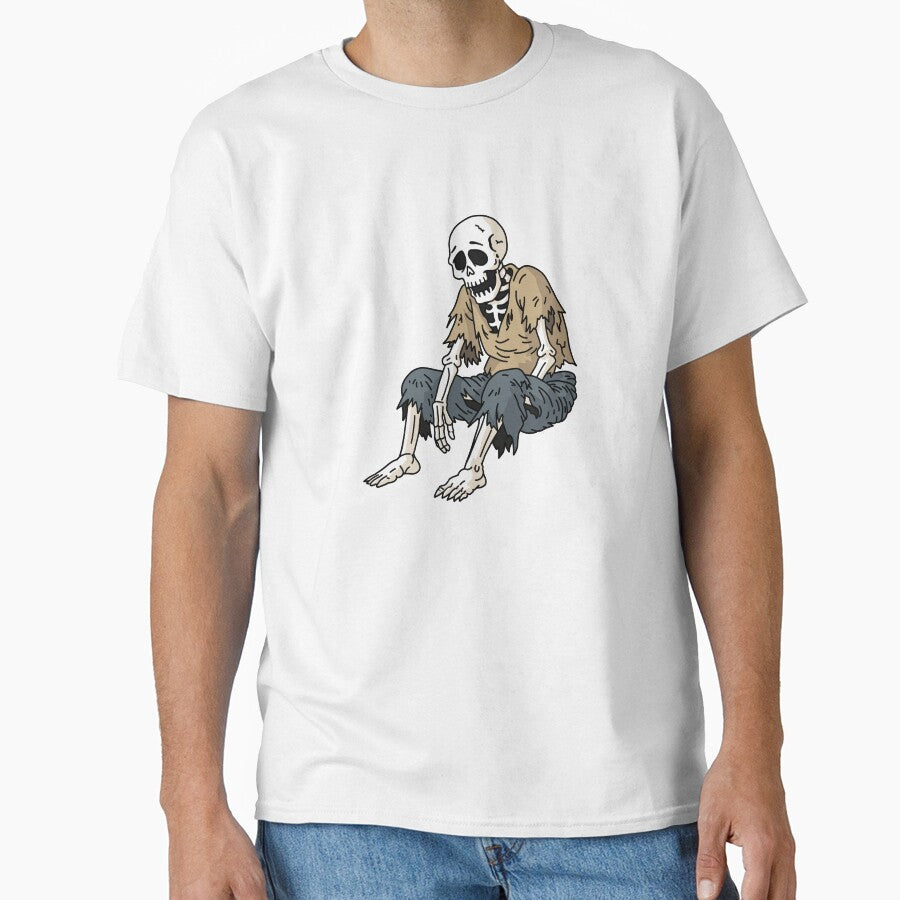 Skeleton sitting by PeterPunkt