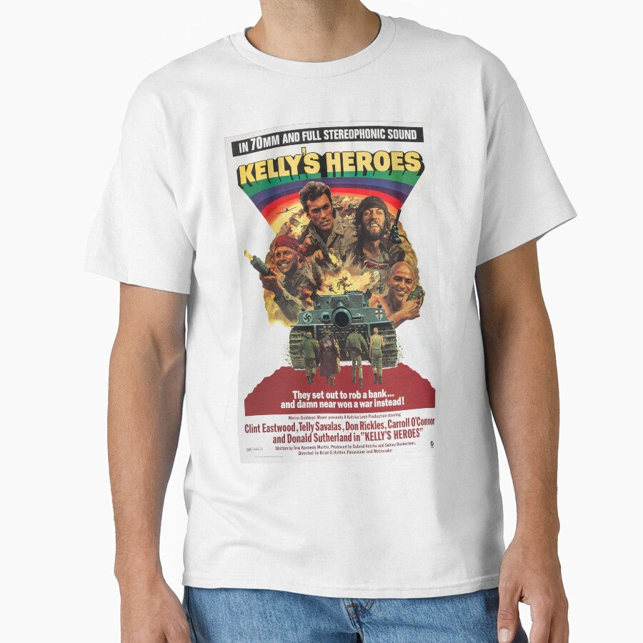 Kelly’s Heroes Movie Poster – Vintage War Film Wall Art – Classic 1970s Cinema Print by neildoch