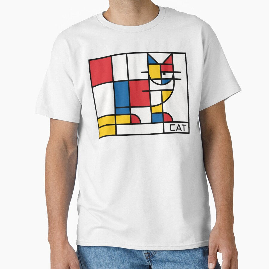 Mondrian's Cat by Angry Swan Designs