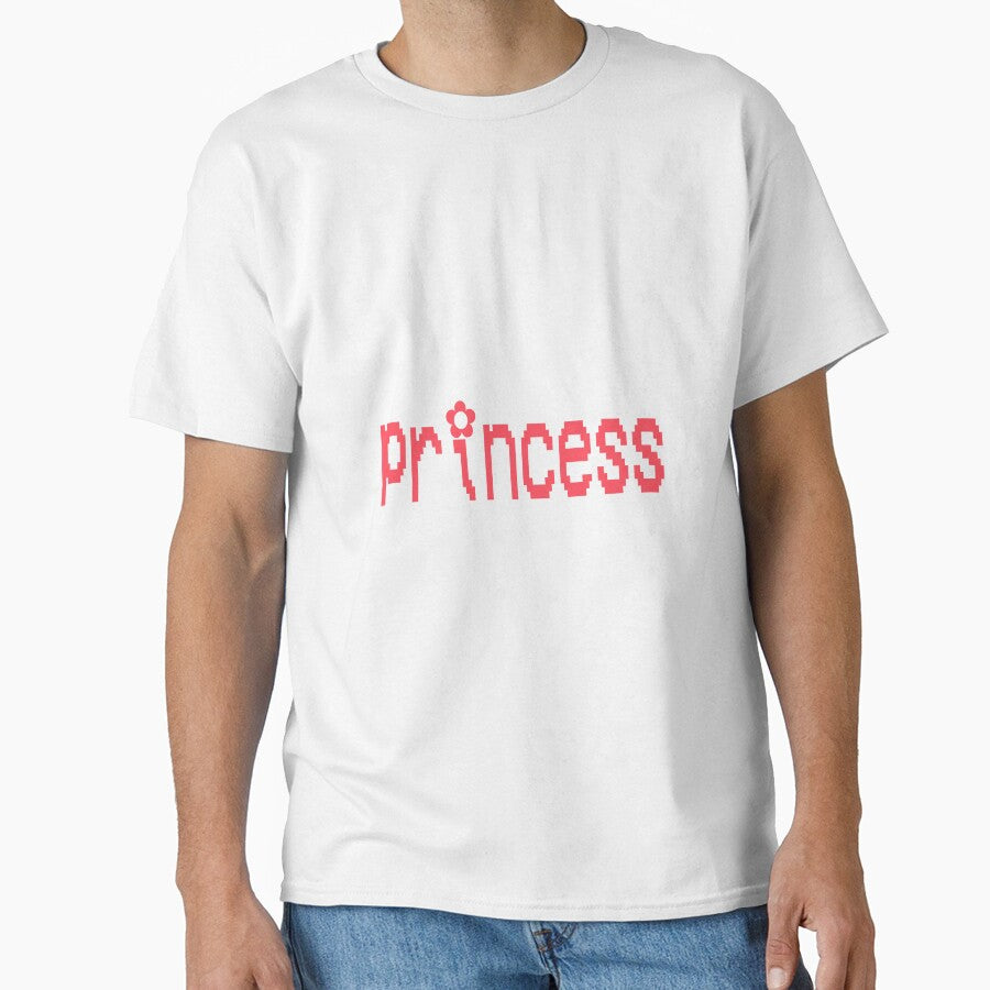 y2k red video game "princess" text by stickersbyro ☆