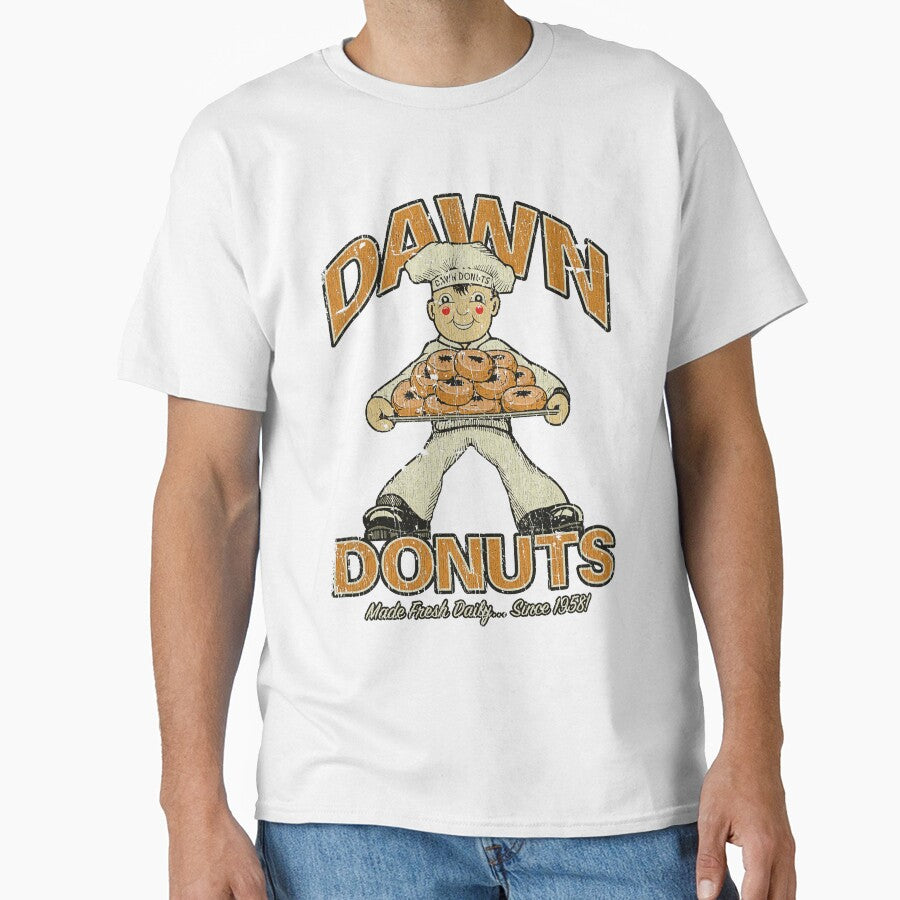 Flint Michigan Dawn Donuts 1958 by LenHiller