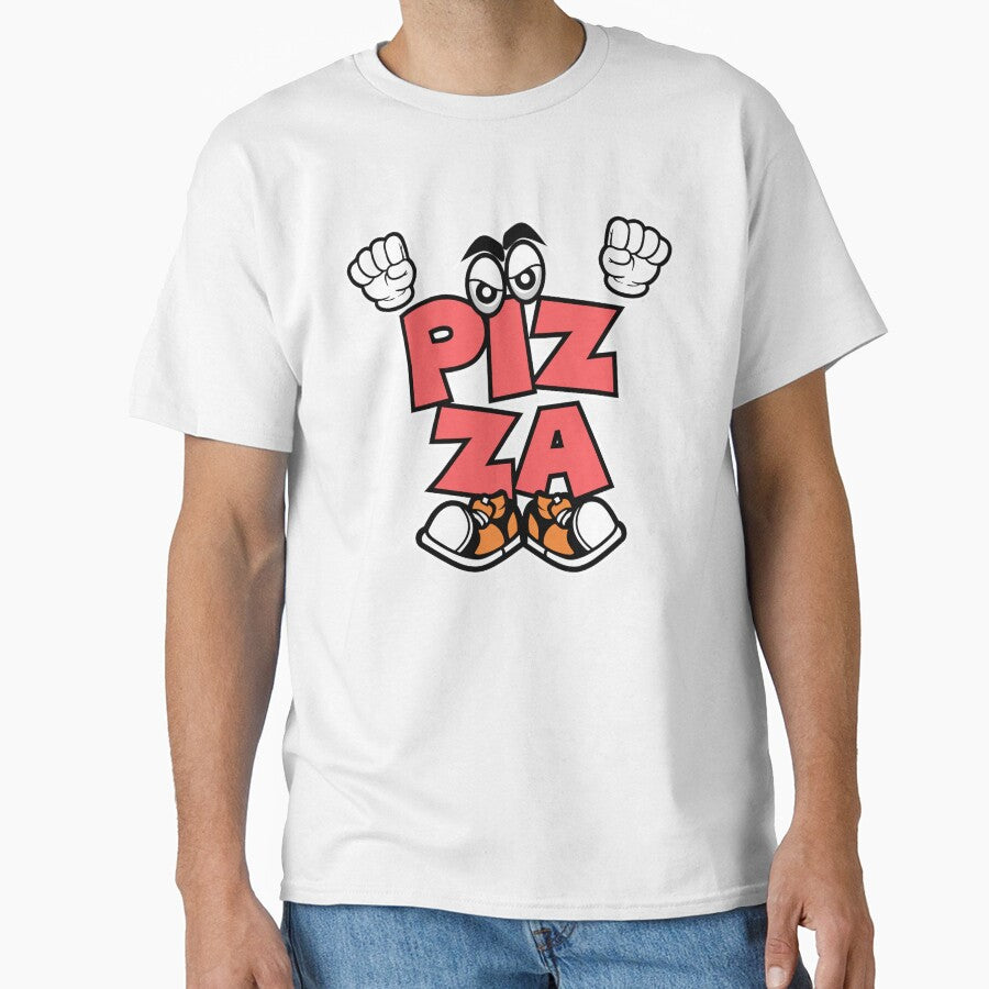 Comic about the word PIZZA celebrating by NFTWords