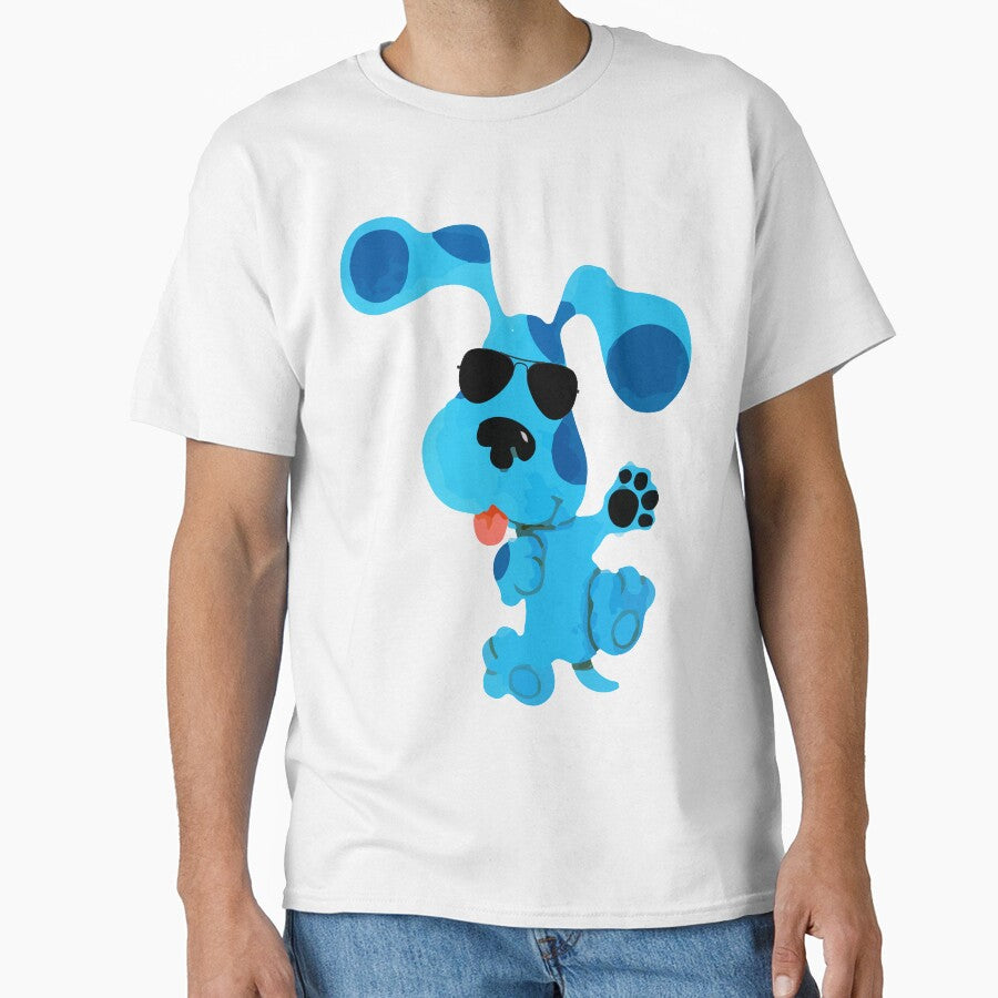 Blues Clues with sunglasses by Shazmond