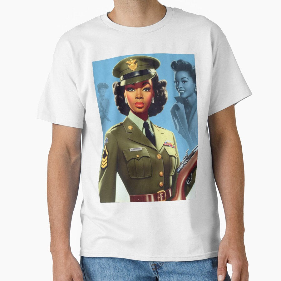 Vintage Military Woman by PulpVintage