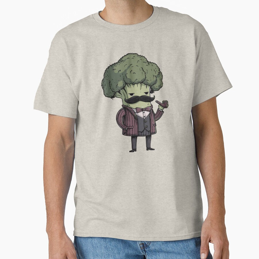 Mafia Broccoli Cartoon | Funny Vegetable Design with Whistle by idgafstudio.ch