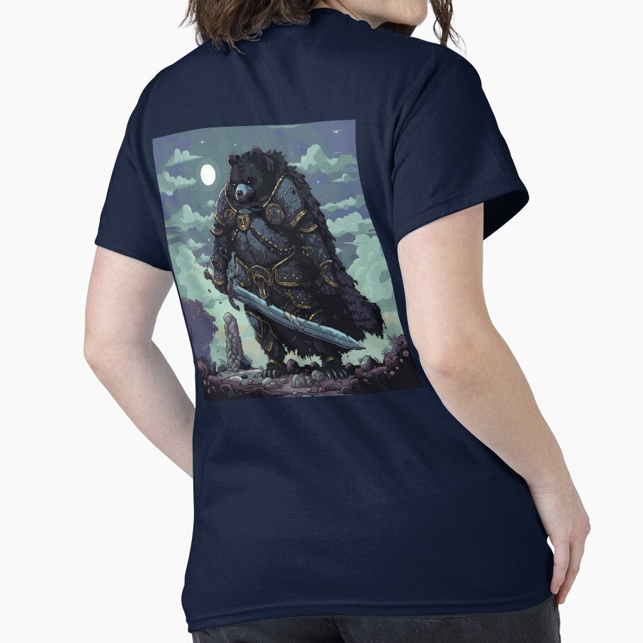 Black Bear Pixel Knight by Kaos-Bit