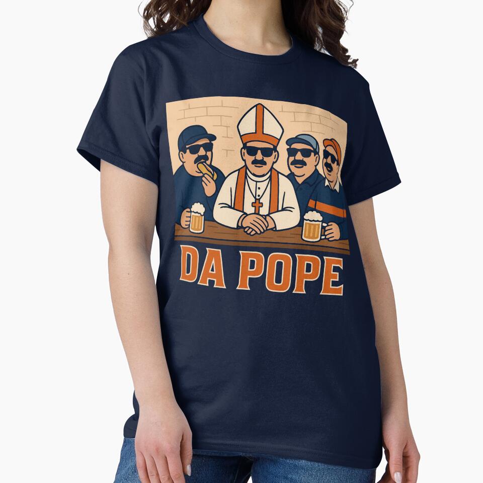 Da Pope - Funny Chicago Fans by fusedtees