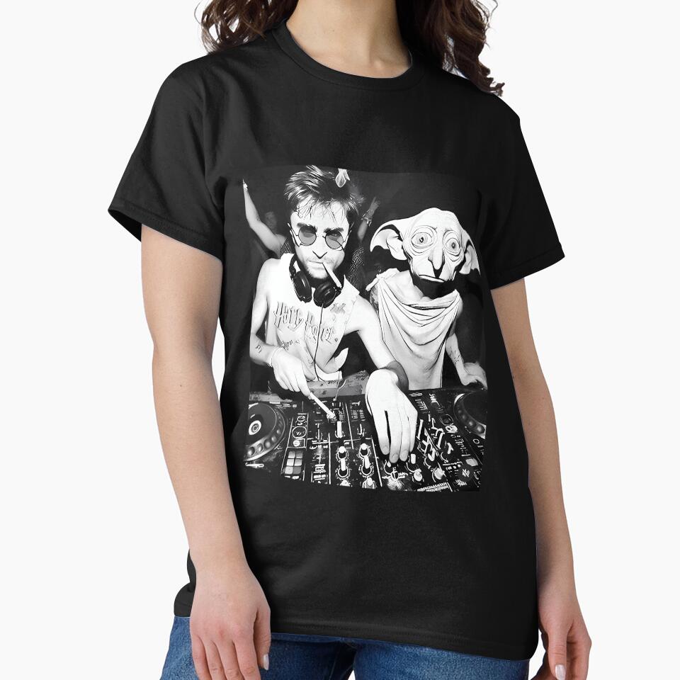 Harry and Dobby Elf DJ The House Smoking Meme by archiwyzardArt
