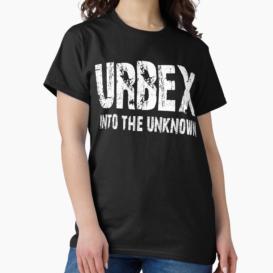 Urbex Into The Unknown Urban Exploration Adventure Design by ShirtWreck