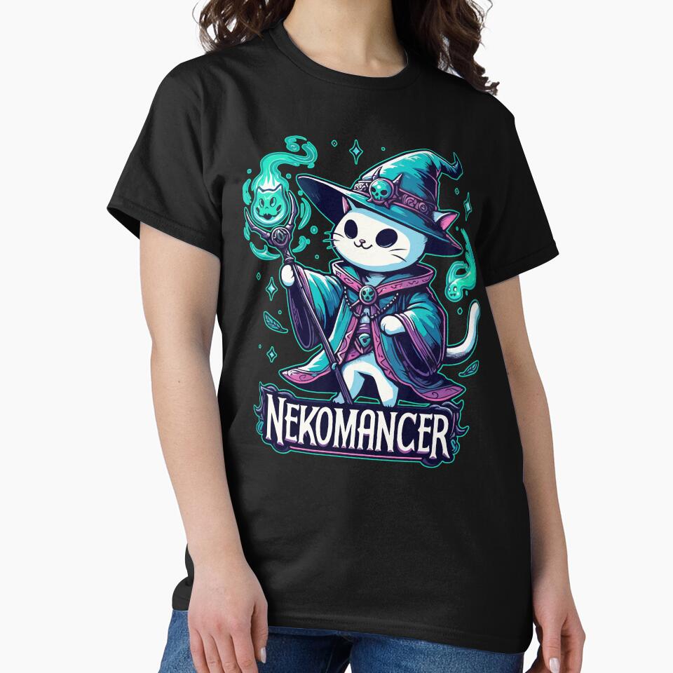 Kawaii Nekomancer White Cat by TomFrontierArt