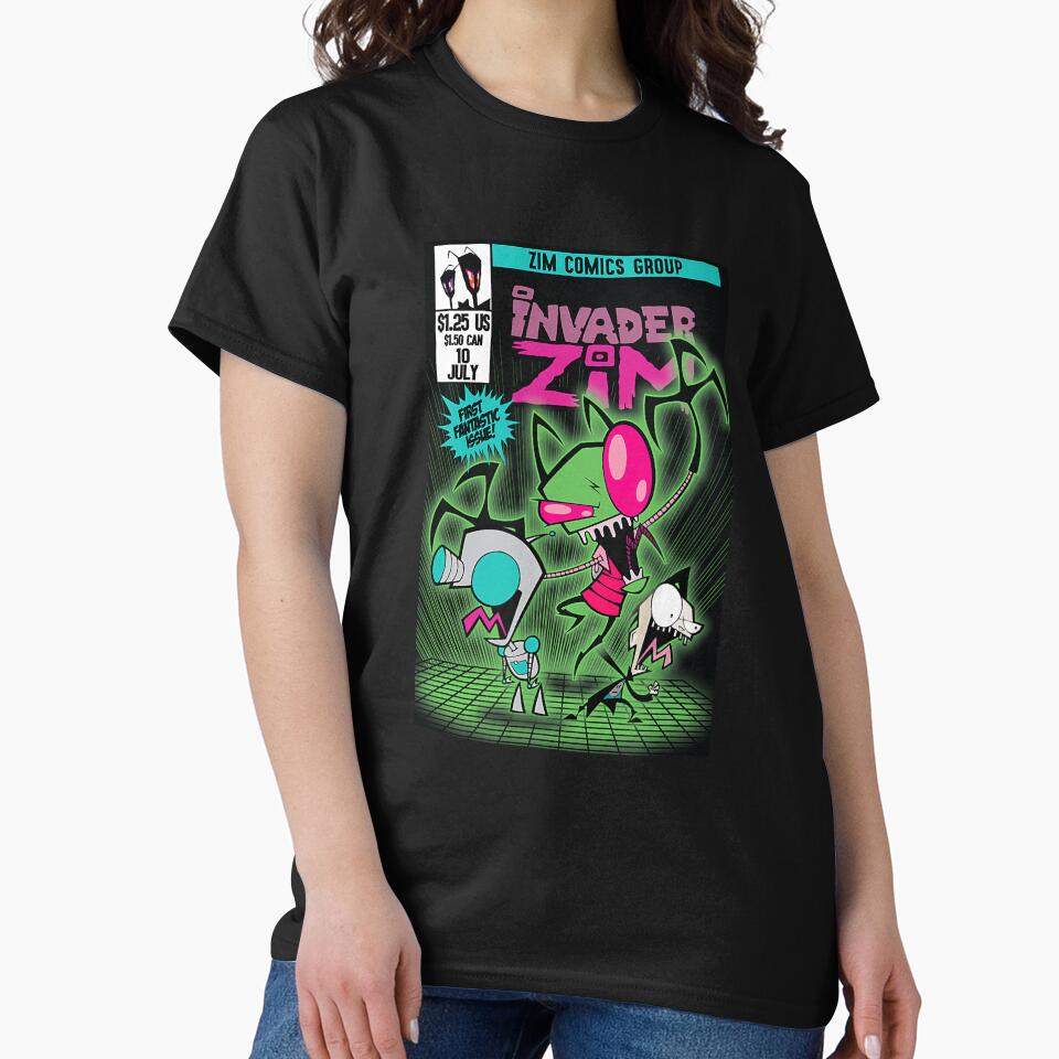 Invader Zim Comic Book Retro Cartoon Graphic Design by rancarton