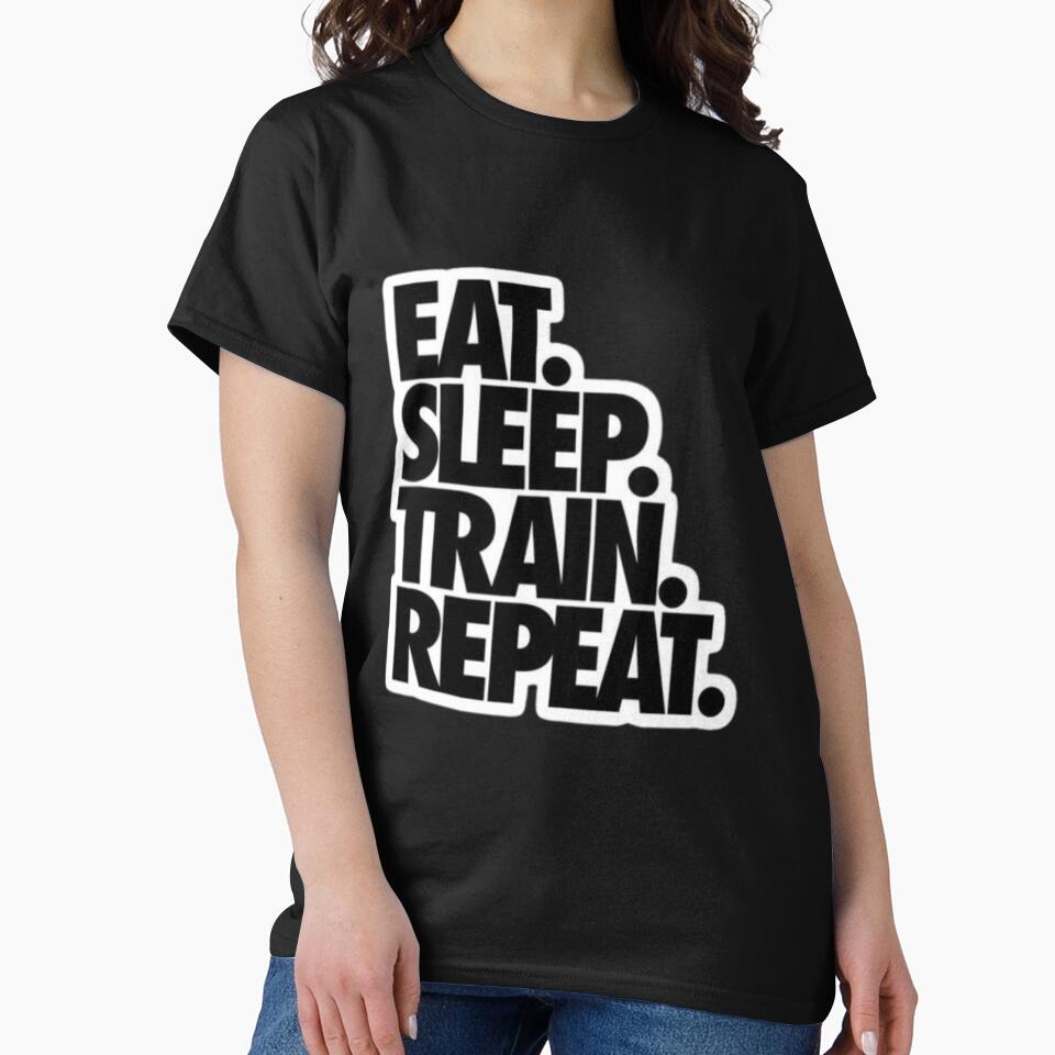 Eat Sleep Train Repeat by Harshal-Studio