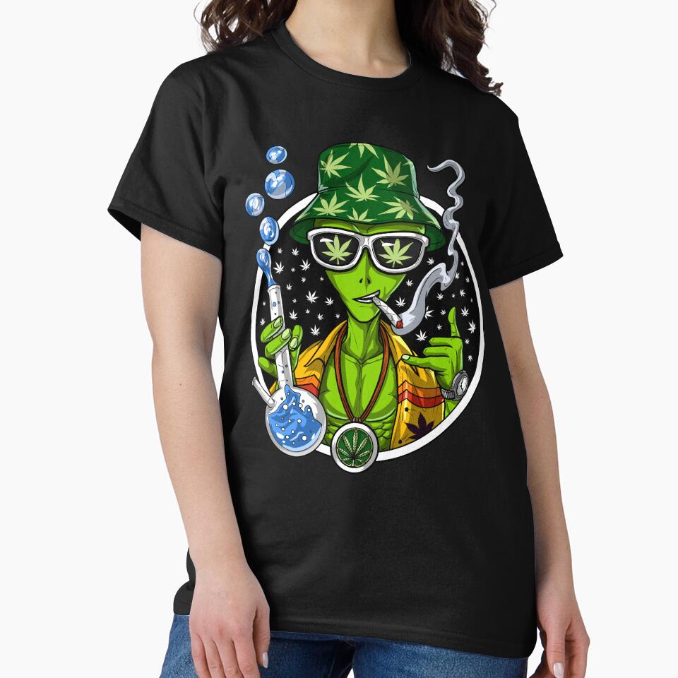 Weed Alien Stoner by underheaven