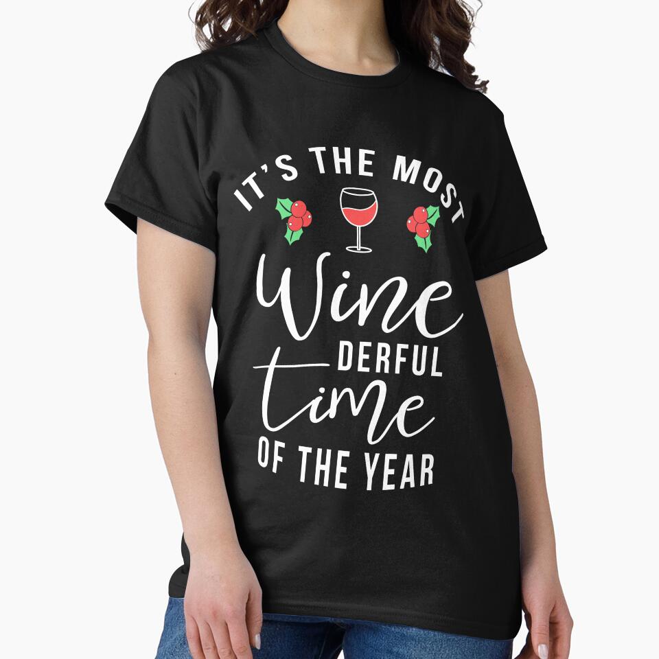 Most Winederful Time Christmas Wine by DOLCEINDIGO