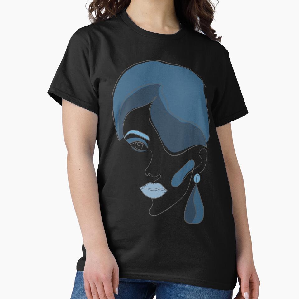 Minimalist Line Art Woman by Designs24U