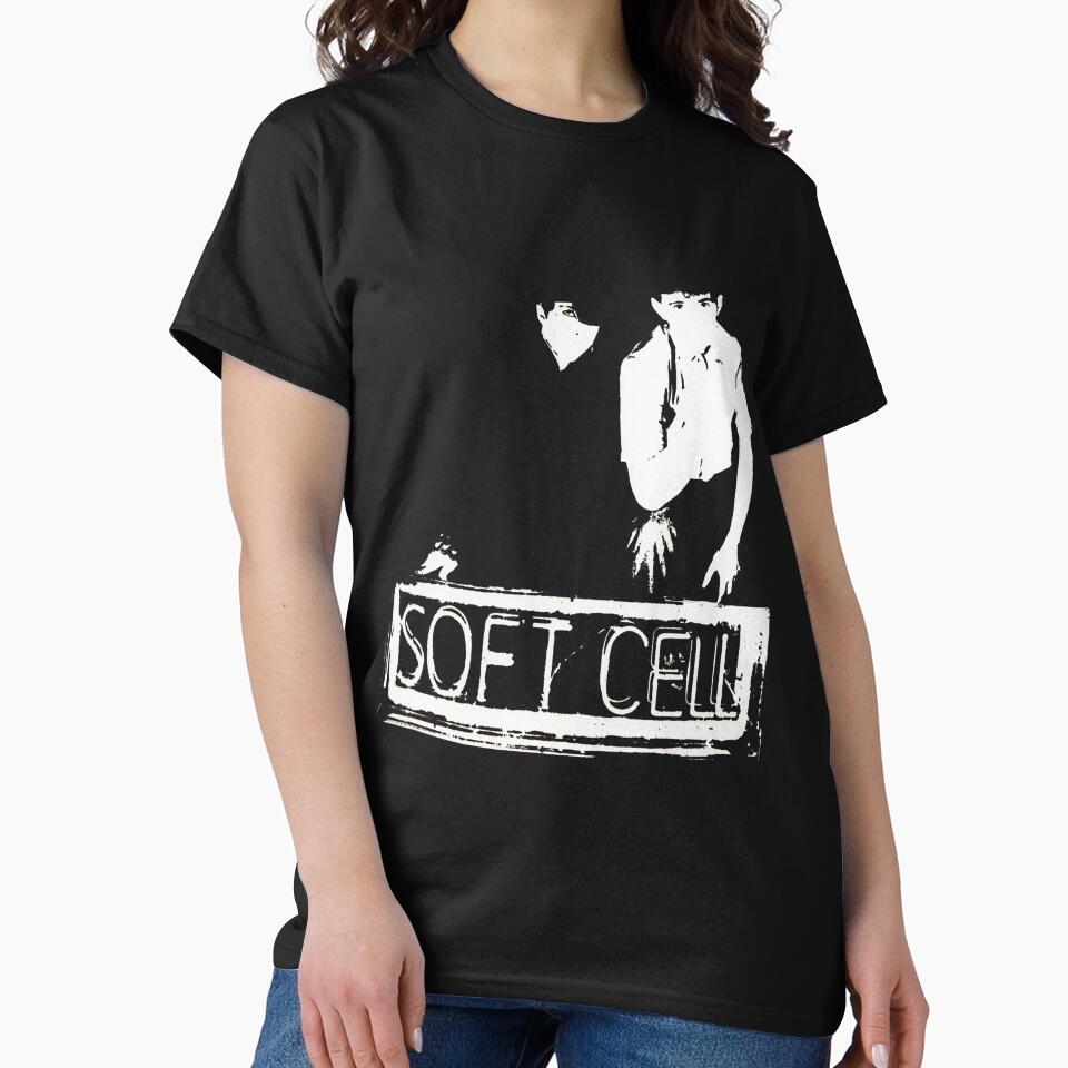 Soft cell black and white 80s synthpop by Onyria Art