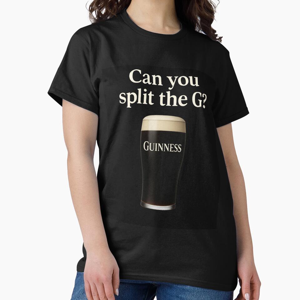 Can You Split the G? Guinness Pint Design by ViralByDesign